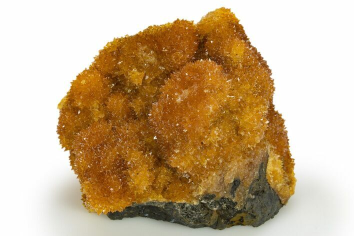 Intense Orange Calcite Crystal Cluster - Poland #311442